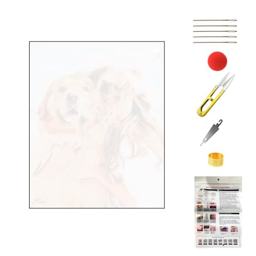 Lifemaison Stickerei Set Eigene Foto Personalisierte Stickerei Starter Kit,Machen Sie Ihr eigenes Muster Gezähltes Stickset Heimdekoration Geschenk,Individuelles Personalisiertes Bild FüR Home Decor von Lifemaison