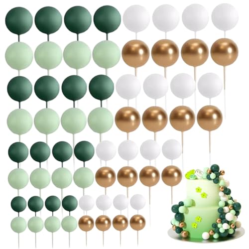 Geburtstagstorten -Topper, 64pcs 4 Größen Verschiedener Mini -Schaumball -Kuchen -Topper DIY Dekorieren für Hochzeitstag Geburtstag, Cupcake, Ball Geburtstagstorten -Topper, 64pcs 4 Größen Verschiedener Mini -Schaumball -Kuchen -Topper DIY Dekorieren für Hochzeitstag Geburtstag, Cupcake, Ball von Ligeinsrk