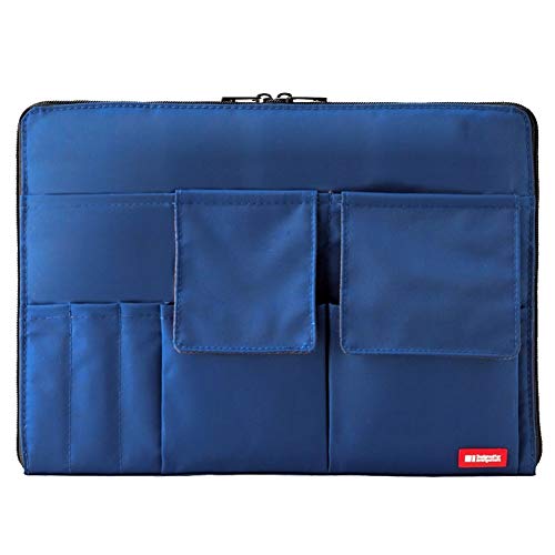 LIHITLAB Laptoptasche mit Aufbewahrungstaschen (Bag-in-Bag), 10 x 13,8 Zoll, Indigo (A7554-11N) von Lihit Lab