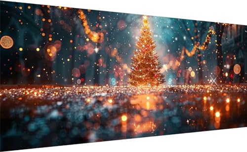 110 x 50cm Groß Diamond Painting XXL, DIY 5D Weihnachten Diamant Painting Set für Erwachsene, Diamant Painting Bilder Weihnachtsbaum Kunst Stickerei Malerei, Diamond Painting für Deko Wohnzimmer F_4 von Lihogbo