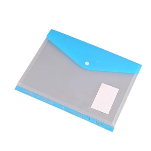 Lijiaxiuyc-101 dokumentenaufbewahrungstasche Mehrzweck-transparente Dokumentenaufbewahrung, gefrostete Tasche, Aktentasche, Papierbeutel, Ordner for Büro und Zuhause Ordner(Blue) von Lijiaxiuyc-101