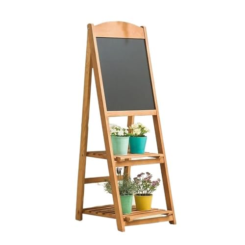 Lijiaxiuyc-101 mehrschichtiges pflanzenregal Boden Indoor Mehrschichtige Blumenständer Massivholz Pflanzenregale mit Zeichenbrett Balkon Wohnzimmer Sukkulenten Blumentopf Regal blumentopfhalter von Lijiaxiuyc-101