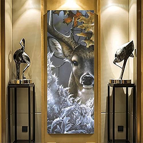 Likixin 5D DIY Diamant Painting Bilder groß,Tier Hirsch Diamond Painting Set Vollbohrer,Diamant Malerei Erwachsene & Kinder Crystal Strass Stickerei Cross Stickerei Home Dekoration 70x210cm/27x83in von Likixin