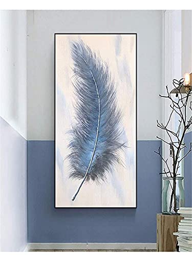 Likixin Diamond Painting Feder,5D Diamant Painting Bilder,Full Drill Diamant Malerei für Erwachsene Kinder,DIY Cross Stickerei Malerei Kits,Kunsthandwerk Home Wall Dekoration 60x120cm/24x47in von Likixin