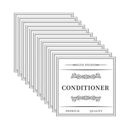 12 x Badezimmer-Aufkleber für Handseife, Seife, Shampoo, Conditioner, Körperwaschflaschen 12 x Badezimmer-Aufkleber für Handseife, Seife, Shampoo, Conditioner, Körperwaschflaschen von Lilinzhi