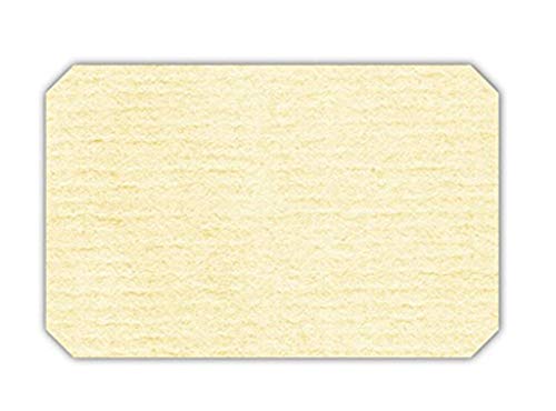 Haft-Etiketten blanko LB-94-500 - 48x31mm - creme-gerippt (12) - 500 Stück/Rolle - SONDERPREIS von LillyDesign