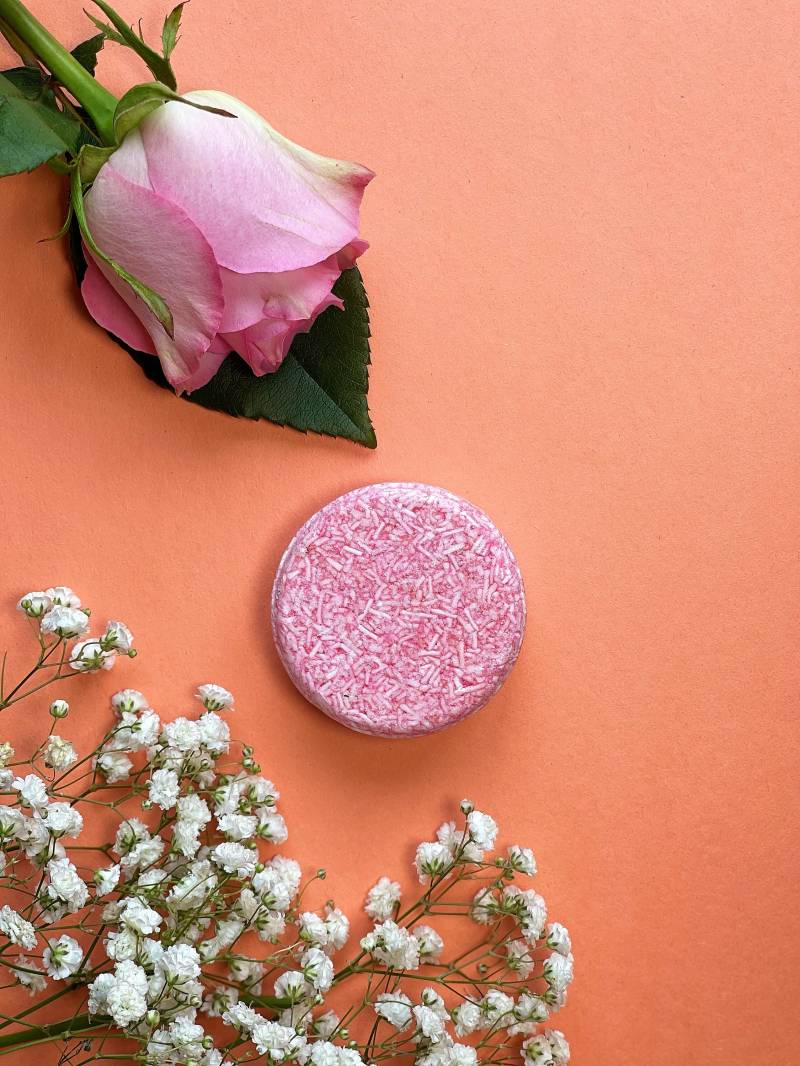 Rose Organic Vegan Shampoo Bar - Umweltfreundlich Zero Waste Plastikfrei Schönheit Und Aromatherapie Reise von LiluOrganic