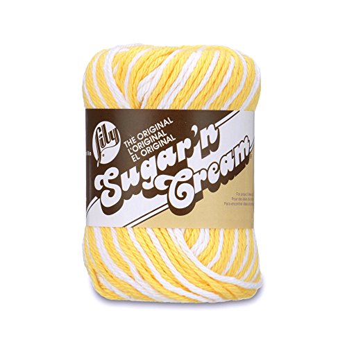 Lily Sugar'n Cream Garn, Gänseblümchen, Baumwolle, Daisy Ombre, 2 oz, 86 von Lily