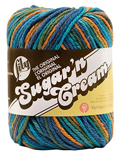 Lily Sugar 'n Cream Garn, 100 % Baumwolle, 57 g Knäuel, Capri, von Lily