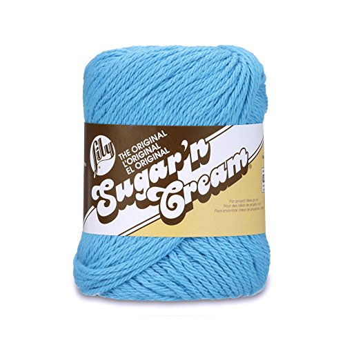 Lily Sugar 'n Cream Garn, Hot Blue, 60 ml von Lily