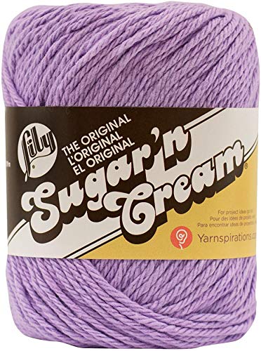 LILY Sugar 'n Cream Garn, Soft Violet, 60 ml von Lily