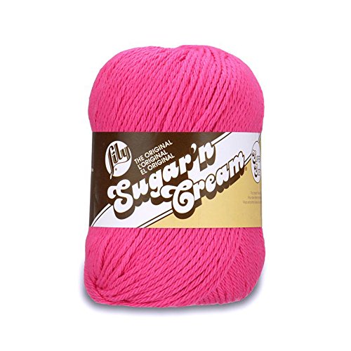 Lily Sugar 'n Cream Super Size Garn Big Ball hot pink von Lily