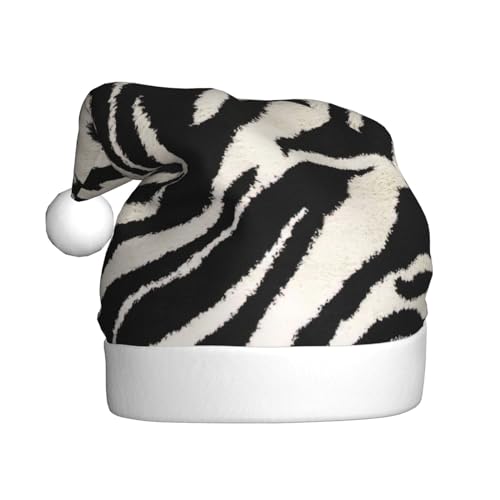 LimPac Zebra Animal Premium Weihnachtsmütze - Weiche und langlebige Erwachsenenmütze mit gedrucktem Design von LimPac