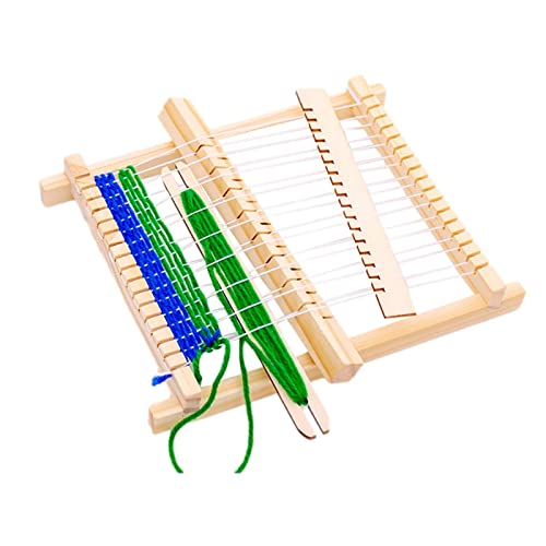 Limitoll Weben | Anfänger Holzweben Handwerkswerkzeug | Tragbarer Holzteppich für Weberei, Weber, Kinder, Anfänger von Limitoll