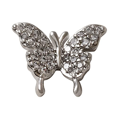 3D Butterfly Nagel Zauber Alloy Art Rhinestones Nagelschmuck Manicures Accessoires Metallnagelschollen Nagel Edelsteine von Limtula