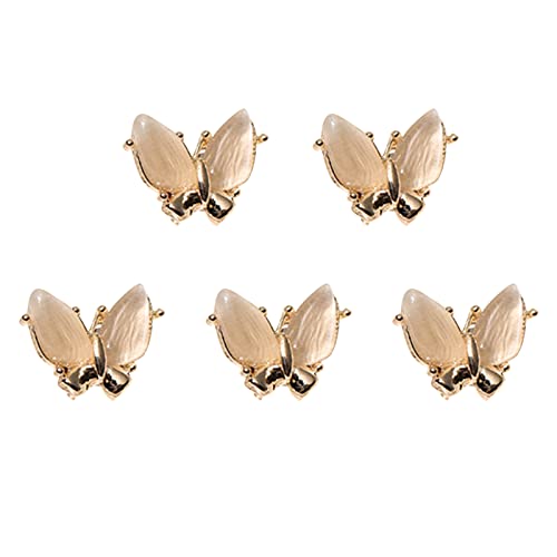 5pcs Butterfly Nagel Reize Glitzer Glitzer Nagel Strasssteine ​​Nagel Edelsteinkristallschmuck Nagelstift Für Art Decorations von Limtula