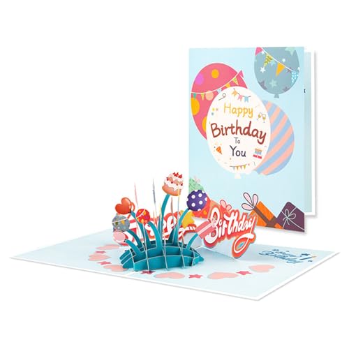 Einzigartige Miniatur-Kuchenbanner, 3D-Karte, einzigartige, faltbare 3D-Kuchen-verzierte Grußkarte für Geburtstagsparty-Dekorationen Einzigartige Miniatur-Kuchenbanner, 3D-Karte, einzigartige, faltbare 3D-Kuchen-verzierte Grußkarte für Geburtstagsparty-Dekorationen von Limtula