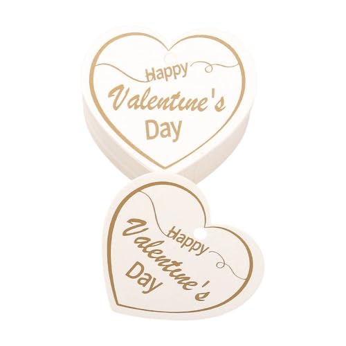 Elegante Herz-/runde Etiketten für Valentinstagsgeschenke und Überraschungen, dekorative Paar-Verzierungen, 100 Stück Elegante Herz-/runde Etiketten für Valentinstagsgeschenke und Überraschungen, dekorative Paar-Verzierungen, 100 Stück von Limtula