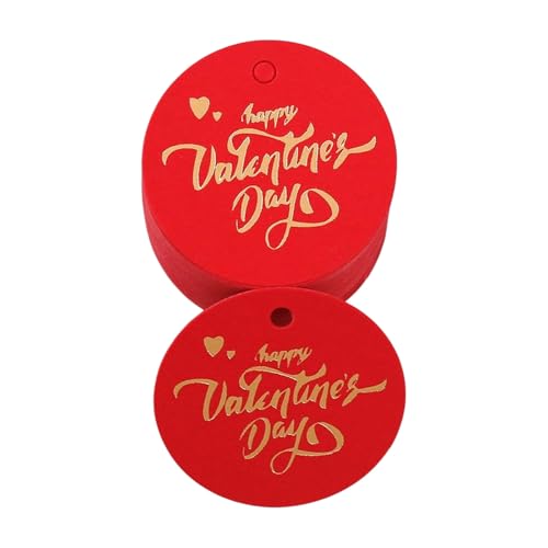 Elegante Herz-/runde Etiketten für Valentinstagsgeschenke und Überraschungen, dekorative Paar-Verzierungen, 100 Stück Elegante Herz-/runde Etiketten für Valentinstagsgeschenke und Überraschungen, dekorative Paar-Verzierungen, 100 Stück von Limtula