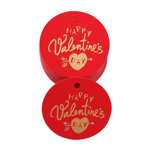 Elegante Herz-/runde Etiketten für Valentinstagsgeschenke und Überraschungen, dekorative Paar-Verzierungen, 100 Stück Elegante Herz-/runde Etiketten für Valentinstagsgeschenke und Überraschungen, dekorative Paar-Verzierungen, 100 Stück von Limtula