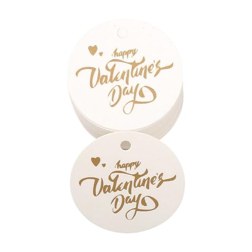 Elegante Herz-/runde Etiketten für Valentinstagsgeschenke und Überraschungen, dekorative Paar-Verzierungen, 100 Stück Elegante Herz-/runde Etiketten für Valentinstagsgeschenke und Überraschungen, dekorative Paar-Verzierungen, 100 Stück von Limtula