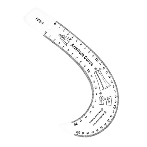 Französische gebogene Lineal-Vorlagen für professionelle Schneider und Anfänger, Modedesign, Kleidungsmuster, Schneiderei von Limtula