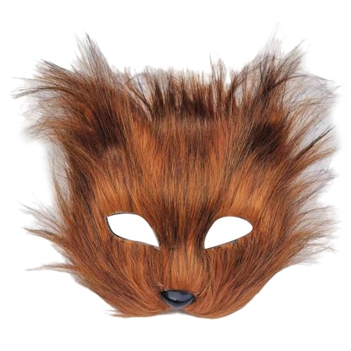 Katzengesicht für Kinder Erwachsene Maskeraden Cosplay Party Halloween Tiergesicht Katzen Cosplay Gesicht von Limtula