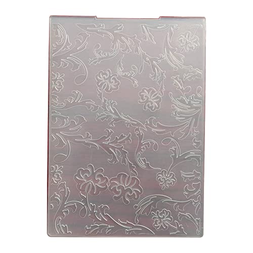 Kunststoff Prägeschablone 3D Gänseblümchen Blumen Schriftzug Schablone Scrapbooking Papier Karten Dekorationen DIY Schablone Form Rechteckig Gänseblümchen Blumen Muster Geprägte Vorlage von Limtula