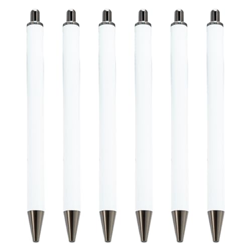 Limtula 6 Stück einziehbarer Kugelschreiber, Signierstift, Kugelschreiber, Business-Geschenk, Gastschild, Stift für Büro, 1,0 mm Spitze von Limtula