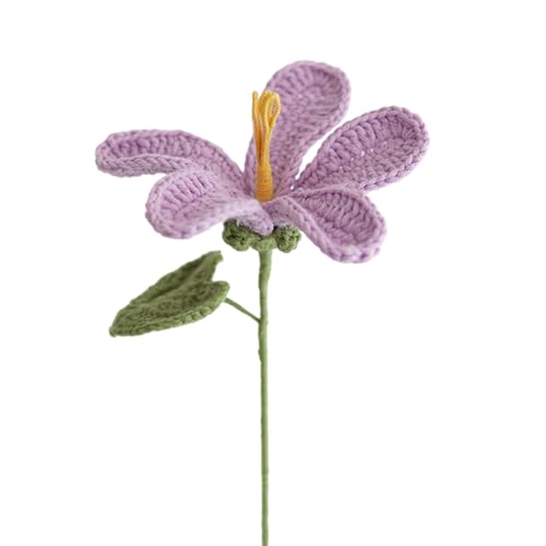 Limtula Häkelblumen-Dekorationen für Raumdekorationen, handgefertigter Strickbaum, künstliche Blume für Hochzeitsfeier von Limtula