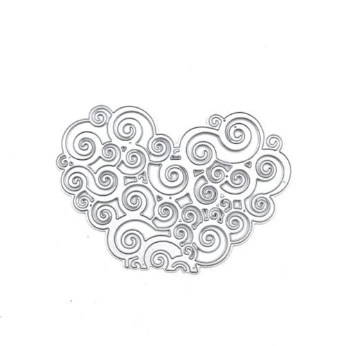 Limtula Happy Valentine's Day Stanzschablonen Prägeschablonen Metall Stanzformen für DIY Scrapbooking Kartenherstellung Dekorationen von Limtula