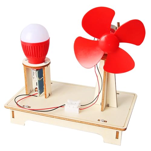 Windgenerator Modell Für Kinder Wissenschaftliches Spielzeug Windturbinen Homeschool Projekte Holzbausätze Holzstammmodelle Zum Lernen von Limtula