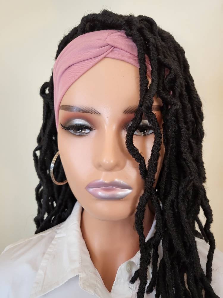 Soft Locs Farben Vielfalte Dreadlocks Häkeln Zöpfe Stirnband Perücke Kappe von LindaYvetteDesigns