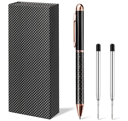 Lindahandel Kugelschreiber,Stift 1 Set,Ballpoint Pen,Ergonomische Schreibstifte Set mit Gold Mantel,Drehkugelschreiber,Schwarz Kugelschreiber mit Schwarz Mine Lindahandel Kugelschreiber,Stift 1 Set,Ballpoint Pen,Ergonomische Schreibstifte Set mit Gold Mantel,Drehkugelschreiber,Schwarz Kugelschreiber mit Schwarz Mine von Lindahandel