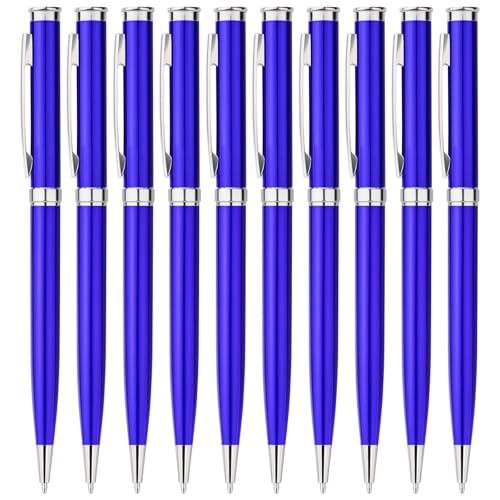 Lindahandel Kugelschreiber,Stift 10 stück,Ballpoint Pen,Ergonomische Schreibstifte Set,Drehkugelschreiber,Blau Kugelschreiber mit Schwarz Mine Lindahandel Kugelschreiber,Stift 10 stück,Ballpoint Pen,Ergonomische Schreibstifte Set,Drehkugelschreiber,Blau Kugelschreiber mit Schwarz Mine von Lindahandel