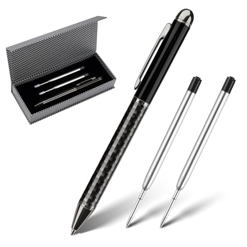 Lindahandel Kugelschreiber,Stift 2 Set,Ballpoint Pen,Ergonomische Schreibstifte Set mit Grau Mantel,Drehkugelschreiber,Schwarz Kugelschreiber mit Schwarz Mine Lindahandel Kugelschreiber,Stift 2 Set,Ballpoint Pen,Ergonomische Schreibstifte Set mit Grau Mantel,Drehkugelschreiber,Schwarz Kugelschreiber mit Schwarz Mine von Lindahandel