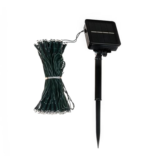 Lindby LED Solar Lichterkette aussen IP44 wetterfest, 11,9 m, 100 Deko Lichter, Solarlichterkette 8 Modi, Outdoor Lichterkette Garten, Balkon, Terrasse von Lindby