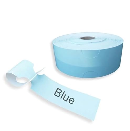 250 x Roll Tags Wrap Around Coded Poly Identification Markers Food Tree (Blue) von Link Print and Packaging Ltd