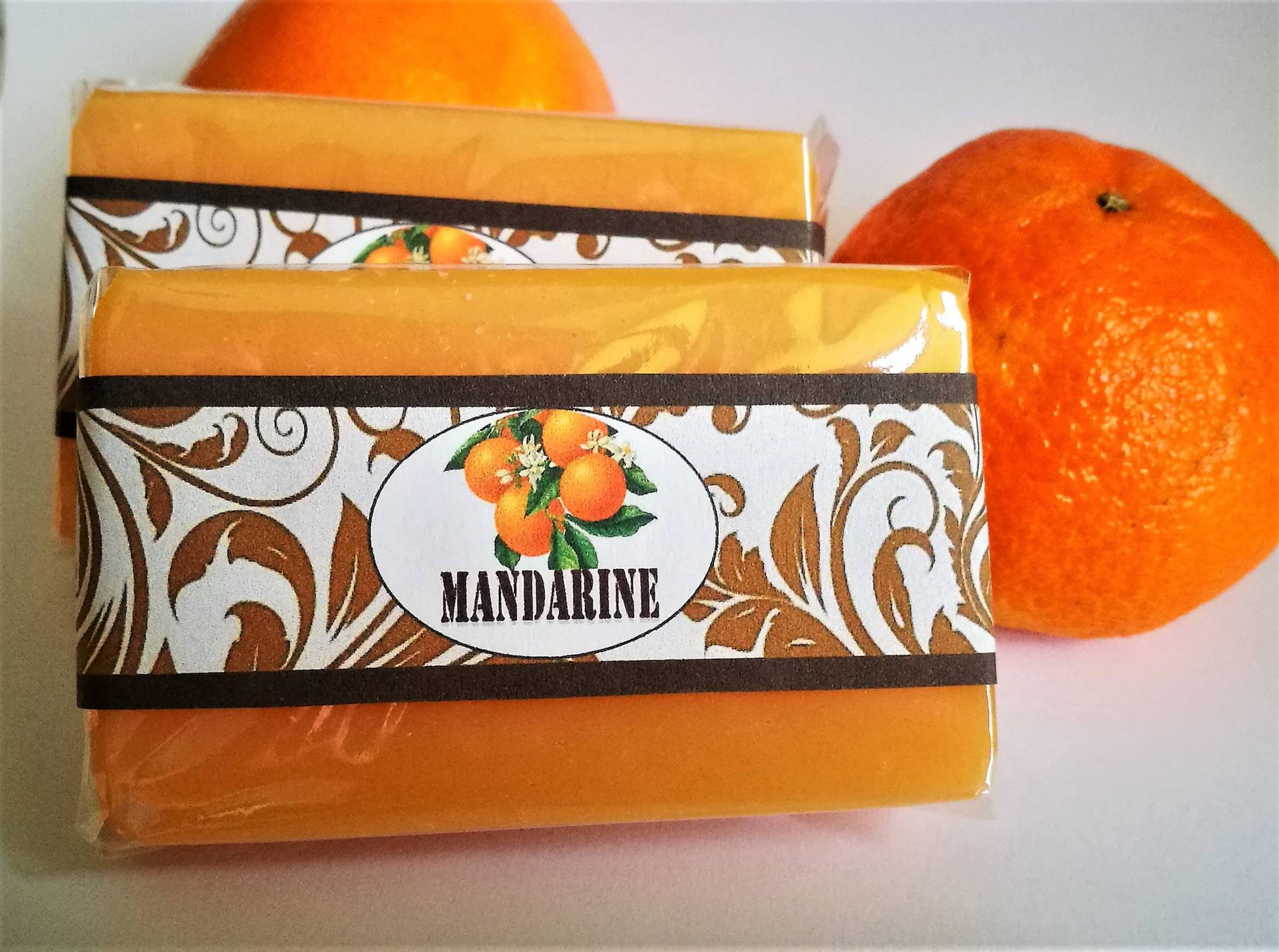 57, 00 Eur/Kgseife "Mandarine" von Linneaseifen