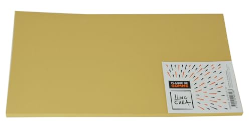 Weiche Gravurplatte aus Radiergummi für Linolschnitt von LinoCrea