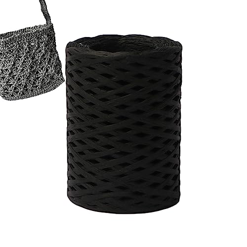 Linsition Naturbast Papierband Bastgarn Zum Häkeln | Bast Raffia Natur Papierschnur, Packschnur Für Handwerksprojekte, Geschenkverpackung, Weben Und Gärtnern von Linsition