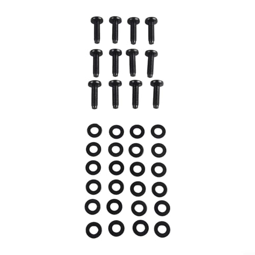 Schrauben-Set, 12-teiliges Schrauben für Jeep Wrangler 07–18 M8 Torx-Schrauben, passend für A-Säulen, Hardtop 06508953A für Scharniere, halbe Türen von Lioaeust