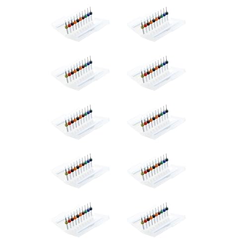 Lioggyet 100 Stück kleine PCB-Bits, 0,3 bis 1,2 mm, PCB-Bohrer, Bohrer zum Bohren von Lioggyet