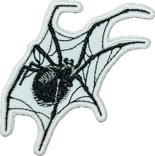 Liomon Spider Aufnäher zum Aufbügeln, bestickt, zum Aufbügeln, für Kleidung, Hüte, Taschen, Rucksäcke, lustig, zum Aufbügeln von Liomon