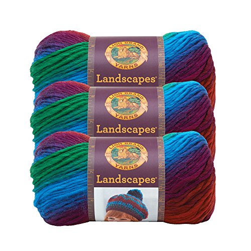 Lion Brand Landscapes Garn (3er-Pack) Apple Orchard 545-205 von Lion Brand Yarn