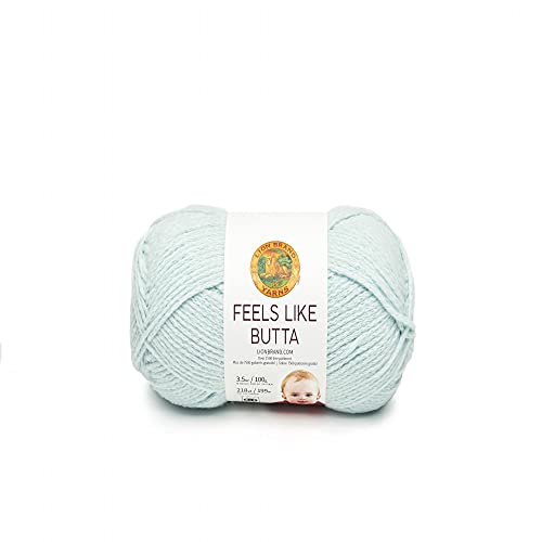 Lion Brand Garn 215-106 Feels Like Butta Garn, Ice, One Strang von Lion Brand Yarn