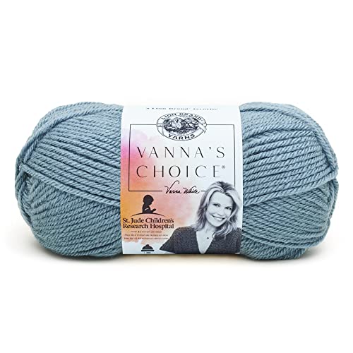 Lion Brand Yarn Company Garn, Blau (Dusty Blue), 156 von Lion Brand Yarn