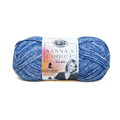 Lion Brand Yarn Company Garn, Denim/Multi, 156 von Lion Brand Yarn