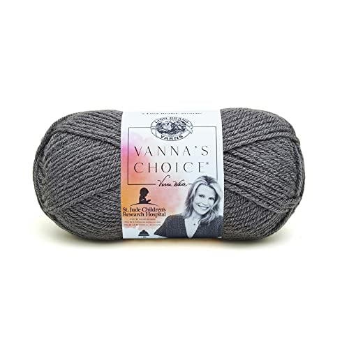 Lion Brand Yarn Company 1-Piece Vanna's Choice Yarn, Charcoal Grey, 860-151D von Lion Brand Yarn