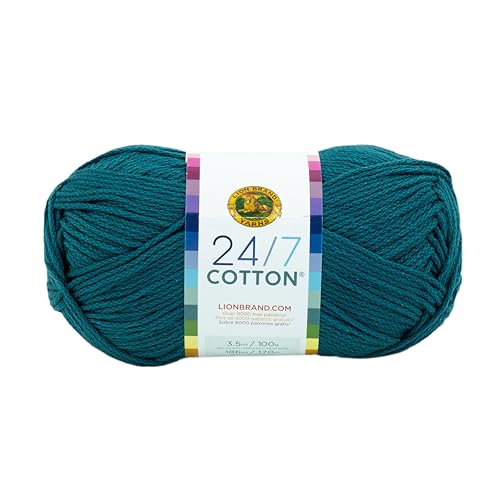 (1 Knäuel) 24/7 Baumwollgarn, Libelle von Lion Brand Yarn